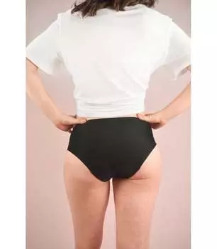 Трусики менструальные ClariUnderwear, органический хлопок, черные, размер S Claripharm