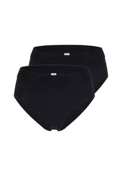 Трусики миди, 2 шт. в упаковке из био.хлопка Plus SPEIDEL, черный