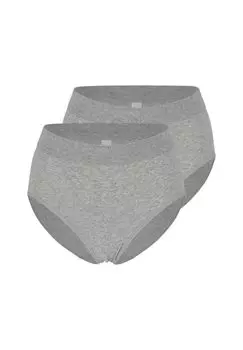 Трусики миди, 2 шт. в упаковке из био.хлопка Plus SPEIDEL, цвет Kiesel Melange
