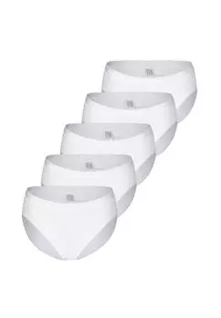 Трусики миди, набор из 5 базовых шт Nina von C.