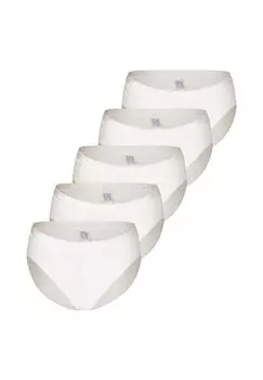 Трусики миди, набор из 5 базовых шт Nina von C., цвет Champagner