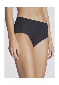 Трусики миди Natural Comfort, непрозрачные, однотонные, женские CALIDA, черный