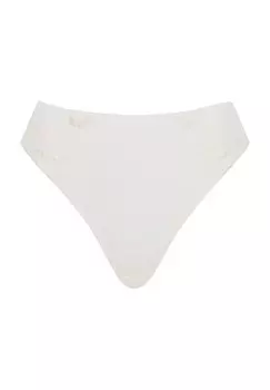 Трусики миди Прованс, цветочный узор, вышивка, женские Conturelle Felina, цвет Vanille