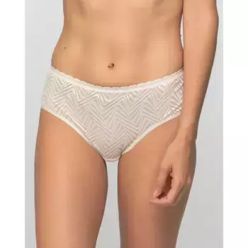 Трусики-миди с графическим кружевом Playtex, белый