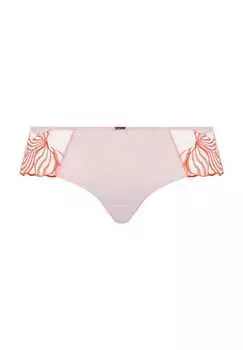 Трусики миди с вышивкой Chantelle, розовый
