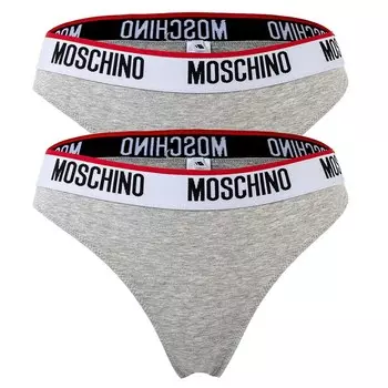 Трусики Moschino, пестрый серый