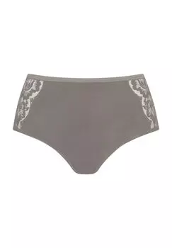 Трусики на бедрах, кружево с цветочным узором, однотонные, женские mey, цвет Deep Taupe