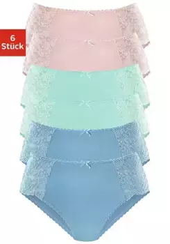 Трусики на бедрах Petite Fleur (6 шт. в упаковке), изготовлены из качественного эластичного хлопка, синий