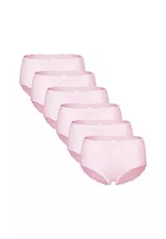 Трусики на талии, набор из 6 шт., уютный Nina von C., цвет Bright Rose