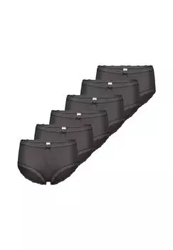 Трусики на талии, набор из 6 шт., уютный Nina von C., цвет Graphit