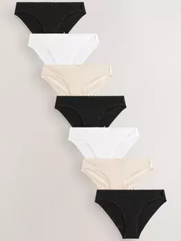 Трусики Next, цвет Beige/Black/Off white