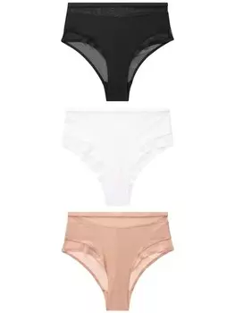 Трусики Next, цвет Beige/Black/White