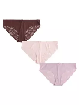 Трусики Next, цвет Brown/Lilac/Rose