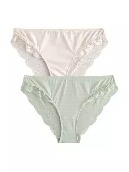 Трусики Next, цвет Ecru/Light green