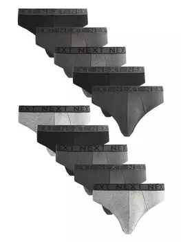 Трусики Next, цвет Grey/Dark grey/mottled grey
