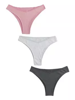 Трусики Next, цвет Grey/Pink