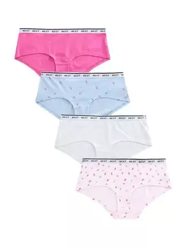 Трусики Next, цвет Light blue/Pink/White