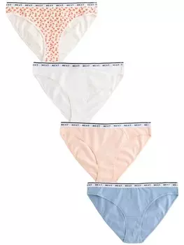 Трусики Next, цвет Light blue/Rose/White