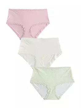 Трусики Next, цвет Light green/Rose/White