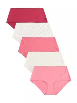 Трусики Next, цвет Magenta/Dusky pink/Light pink/Dark pink/Wool white