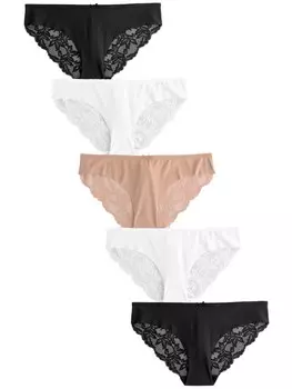 Трусики Next, цвет Nude/Black/White