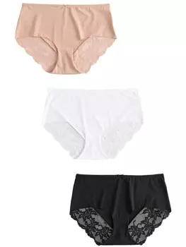 Трусики Next, цвет Nude/Black/White