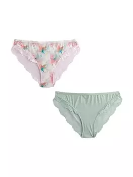 Трусики Next, цвет Pastel green/Rose