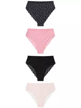 Трусики Next, цвет Pink/Black