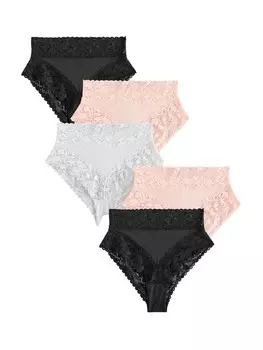 Трусики Next, цвет Pink/Black/White