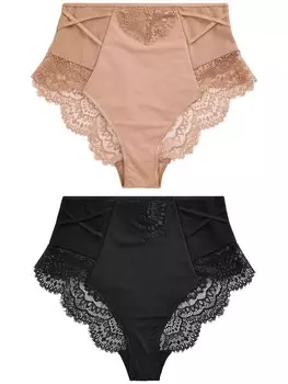 Трусики Next Panty, цвет dusky pink/black