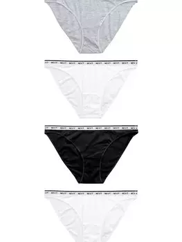 Трусики Next Panty, цвет grey/black/white
