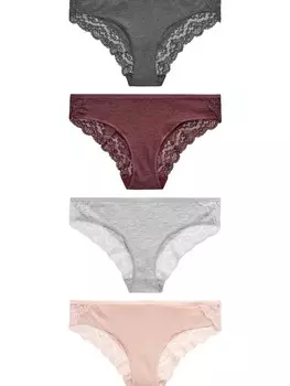 Трусики Next Panty, цвет grey/pink/bordeaux
