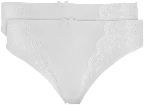Трусики Nina Von C. Jazz Pants (2 шт. в упаковке), белый
