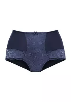 Трусики Nuance, кружевные, с завышенной талией, женские LASCANA, цвет 12501 Navy Solid
