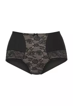 Трусики Nuance, кружевные, с завышенной талией, женские LASCANA, цвет 21711 Blacknougat