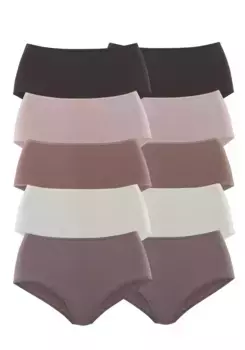 Трусики Petite Fleur (10 шт.) из эластичного хлопка, цвет Pastell