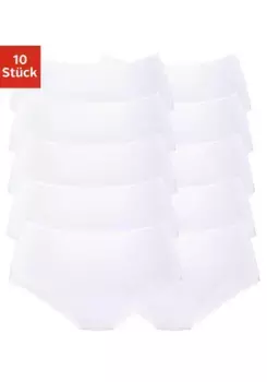 Трусики Petite Fleur (10 шт.) из эластичного хлопка, белый