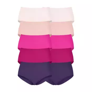 Трусики Petite Fleur (10 шт.) из эластичного хлопка, цвет Beere