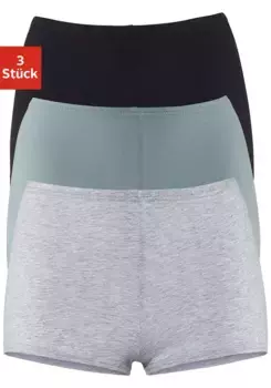 Трусики Petite Fleur (3 шт.), изготовлены из качественного эластичного хлопка, синий