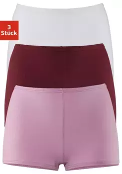 Трусики Petite Fleur (3 шт.), изготовлены из качественного эластичного хлопка, белый