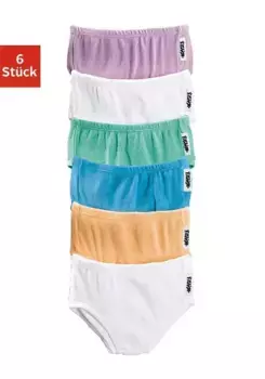 Трусики Petite Fleur (6 шт.), удобные базовые модели, удобно носить, белый