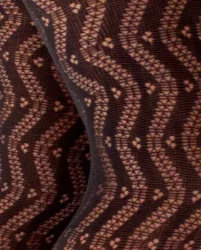 Трусики Petra с перфорацией и геометрическим узором плотностью 60 ден Hyd, темно-серый