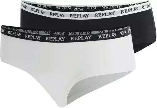 Трусики Replay "Lady Culotte Style 1 - 2шт. Набор "Водопад" (2 шт. в упаковке), белый