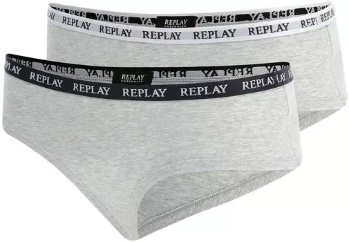 Трусики REPLAY LADY, пестрый серый