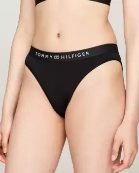 Трусики с логотипом в тон Tommy Hilfiger, черный