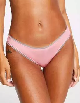 Трусики с низкой посадкой и низкой посадкой DKNY Intimates цвета пиона