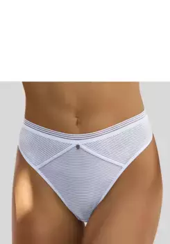 Трусики S.Oliver "Zo" с узким поясом в полоску, голубой