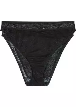 Трусики с высокой талией (2 шт в упаковке) Bodyflirt, черный