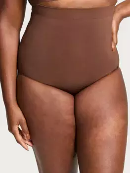 Трусики с высокой талией SeamlessShaping Victoria'S Secret, цвет Mousse