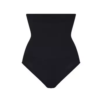 Трусики с высокой талией SKIMS Core Control, цвет Onyx
